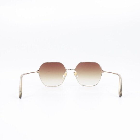 Gucci GG1285 Square Sunglasses Gold Brown OS - Picture 4 of 16